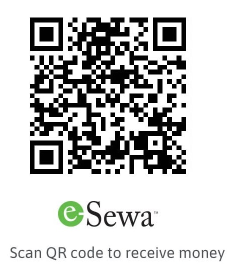 eSewa QR code - scan with the eSewa app to pay